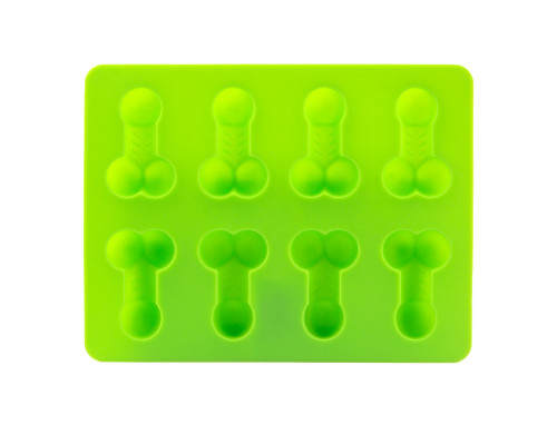Силиконовая форма для льда CUMENSS фигурна пенисы Green