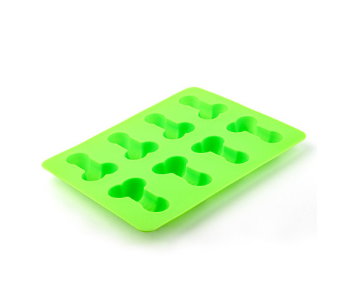 Силиконовая форма для льда CUMENSS фигурна пенисы Green