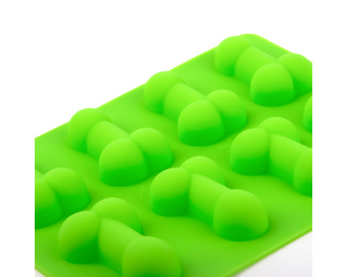 Силиконовая форма для льда CUMENSS фигурна пенисы Green
