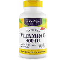 Вітамін Е, Vitamin E, Healthy Origins, 400 МО, 180 капсул