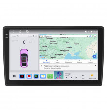 Штатная магнитола Lesko для Dodge Charger V (LX) 2005-2010 экран 10" 4/64 QLED CarPlay 4G Wi-Fi GPS 360 Prime