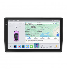 Штатная магнитола Lesko для Dodge Durango II 2003-2006 экран 10" 4/64 QLED CarPlay 4G Wi-Fi GPS 360 Prime