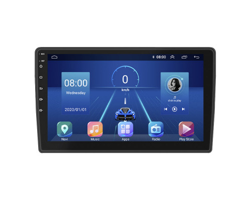 Штатная магнитола Lesko для Jeep Commander  2005-2010 экран 10" 4/64Gb 4G Wi-Fi GPS Top