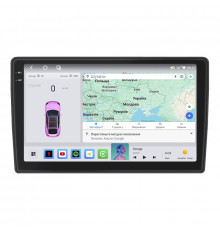 Штатная магнитола Lesko для Jeep Grand Cherokee III (WK) 2004-2010 экран 10" 4/64 QLED CarPlay 4G Wi-Fi GPS 360 Prime