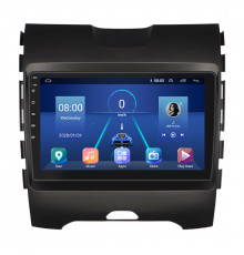 Штатная магнитола Lesko для Ford Edge II Рестайлинг 2018-н.в. экран 9" 2/32Gb 4G Wi-Fi GPS Top