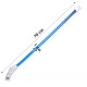 Светодиодный LED ошейник L-18 USB светящийся водоотталкивающий для собак и котов  Blue L