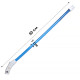 Светодиодный LED ошейник L-18 USB светящийся водоотталкивающий для собак и котов  Blue M