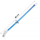 Светодиодный LED ошейник L-18 USB светящийся водоотталкивающий для собак и котов  Blue S
