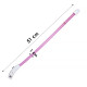 Светодиодный LED ошейник L-18 USB светящийся водоотталкивающий для собак и котов  Pink M