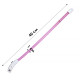 Светодиодный LED ошейник L-18 USB светящийся водоотталкивающий для собак и котов  Pink S