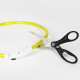 Светодиодный LED ошейник L-18 USB светящийся водоотталкивающий для собак и котов  Yellow L
