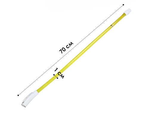 Светодиодный LED ошейник L-18 USB светящийся водоотталкивающий для собак и котов  Yellow L