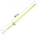 Светодиодный LED ошейник L-18 USB светящийся водоотталкивающий для собак и котов  Yellow S