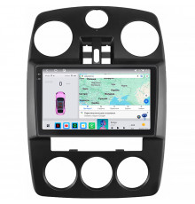 Штатная магнитола Lesko для Chrysler PT Cruiser 2000-2010 экран 9" 4/64 QLED CarPlay 4G Wi-Fi GPS 360 Prime