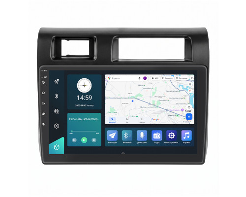 Штатная магнитола Lesko для Toyota Land Cruiser 70 Series 2009-2020 экран 9" 4/32Gb 4G Wi-Fi GPS Top