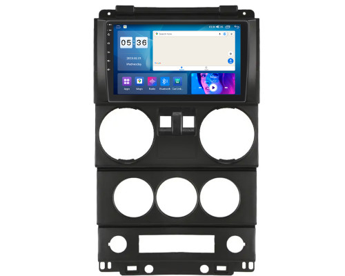 Штатная магнитола Lesko для Jeep Wrangler 2 doors 2007-2010 экран 9" 2/32Gb CarPlay 4G Wi-Fi GPS Prime
