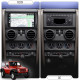 Штатная магнитола Lesko для Jeep Wrangler 2 doors 2007-2010 экран 9" 2/32Gb CarPlay 4G Wi-Fi GPS Prime