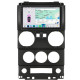 Штатная магнитола Lesko для Jeep Wrangler 2 doors 2007-2010 экран 9" 4/64 QLED CarPlay 4G Wi-Fi GPS 360 Prime