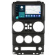 Штатная магнитола Lesko для Jeep Wrangler 4 doors 2007-2010 экран 9" 6/128Gb 4G Wi-Fi GPS Top