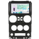 Штатная магнитола Lesko для Jeep Wrangler 4 doors 2007-2010 экран 9" 4/64 QLED CarPlay 4G Wi-Fi GPS 360 Prime