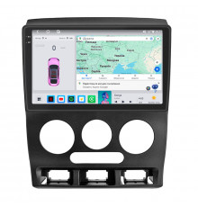 Штатная магнитола Lesko для Kia Rio I Рестайлинг 2002-2005 экран 9" 4/64 QLED CarPlay 4G Wi-Fi GPS 360 Prime