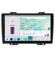 Штатная магнитола Lesko для Ford Fiesta  2001-2005 экран 9" 4/64 QLED CarPlay 4G Wi-Fi GPS 360 Prime