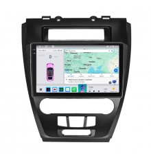 Штатная магнитола Lesko для Ford Fusion I 2002-2005 экран 9" 4/64 QLED CarPlay 4G Wi-Fi GPS 360 Prime
