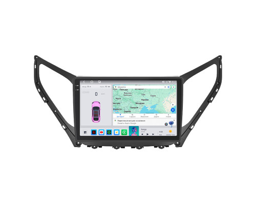 Штатная магнитола Lesko для Hyundai Grandeur V ver. 2 2014-2016 экран 9" 4/64 QLED CarPlay 4G Wi-Fi GPS 360 Prime