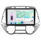 Штатная магнитола Lesko для Hyundai i20 I 2008-2012 экран 9" 4/64 QLED CarPlay 4G Wi-Fi GPS 360 Prime