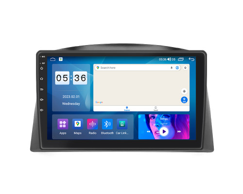 Штатная магнитола Lesko для Jeep Grand Cherokee ver. 2 2005-2007 экран 10" 4/64Gb CarPlay 4G Wi-Fi GPS Prime