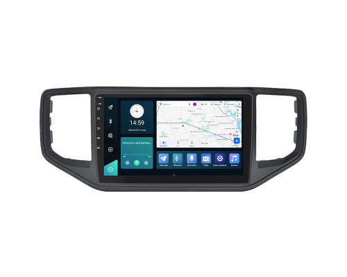 Штатная магнитола Lesko для Volkswagen Amarok I Рестайлинг 2016-2022 экран 9" 2/32Gb 4G Wi-Fi GPS Top