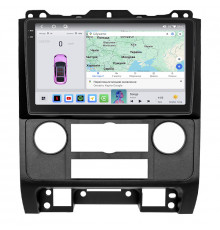 Штатная магнитола Lesko для Ford Escape I Рестайлинг 2 2007-2012 экран 9" 4/64 QLED CarPlay 4G Wi-Fi GPS 360 Prime