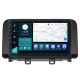 Штатная магнитола Lesko для Hyundai Kona I Рестайлинг 2020-2021 экран 10" 4/64Gb 4G Wi-Fi GPS Top