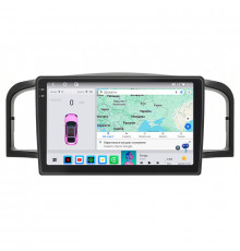 Штатная магнитола Lesko для Lifan Solano I (620) 2008-2015 экран 9" 4/64 QLED CarPlay 4G Wi-Fi GPS 360 Prime