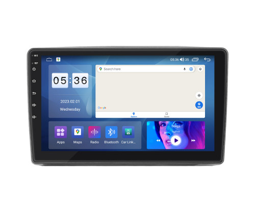 Штатная магнитола Lesko для Ford Escape I Рестайлинг 2004-2007 экран 9" 2/32Gb CarPlay 4G Wi-Fi GPS Prime