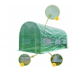 Садовая теплица 9 м2 (4,5 × 2 × 2 м) с окнами, армированная пленка UV-4, Зеленая (Польша)