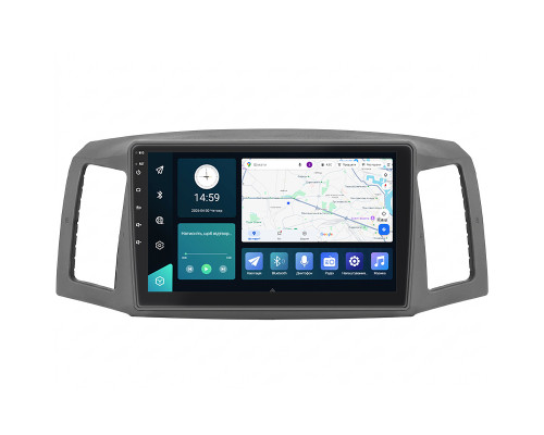 Штатная магнитола Lesko для Jeep Grand Cherokee  2005-2007 экран 10" 2/32Gb 4G Wi-Fi GPS Top