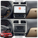 Штатная магнитола Lesko для Volkswagen Polo IV Рестайлинг ver. 2 2005-2009 экран 9" 4/64 QLED CarPlay 4G Wi-Fi GPS 360 Prime