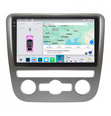 Штатная магнитола Lesko для Volkswagen Scirocco III Auto A/C 2008-2014 экран 9" 4/64 QLED CarPlay 4G Wi-Fi GPS 360 Prime