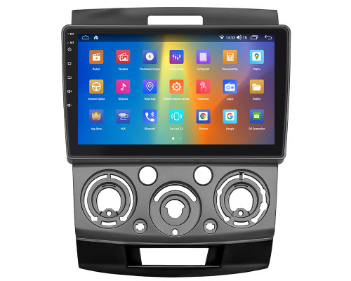 Штатная магнитола Lesko для Ford Everest II 2006-2009 экран 9" 2/32Gb CarPlay 4G Wi-Fi GPS Prime