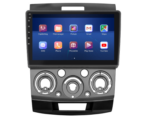 Штатная магнитола Lesko для Ford Everest II 2006-2009 экран 9" 2/32Gb 4G Wi-Fi GPS Top