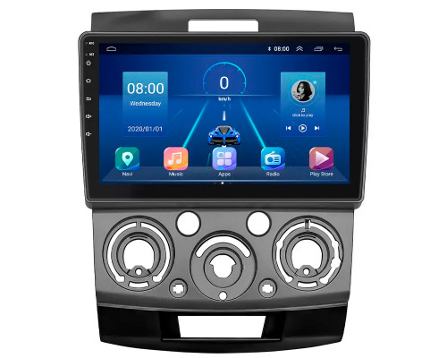 Штатная магнитола Lesko для Ford Everest II 2006-2009 экран 9" 6/128Gb 4G Wi-Fi GPS Top