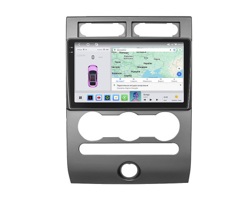 Штатная магнитола Lesko для Ford Expedition III Рестайлинг 2014-2017 экран 9" 4/64 QLED CarPlay 4G Wi-Fi GPS 360 Prime