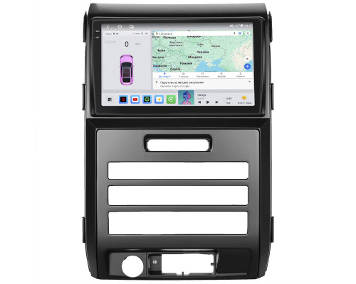Штатная магнитола Lesko для Ford F-150 XII 2008-2014 экран 9" 4/64 QLED CarPlay 4G Wi-Fi GPS 360 Prime