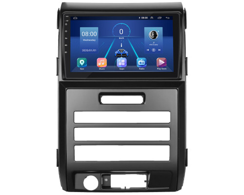 Штатная магнитола Lesko для Ford F-150 XII 2008-2014 экран 9" 2/32Gb 4G Wi-Fi GPS Top