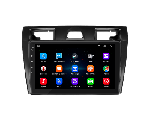 Штатная магнитола Lesko для Ford Fiesta Mk5 2002-2008 экран 9" 1/16Gb Wi-Fi GPS Base