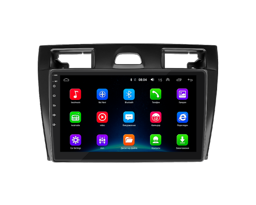 Штатная магнитола Lesko для Ford Fiesta Mk5 2002-2008 экран 9" 2/32Gb Wi-Fi GPS Base