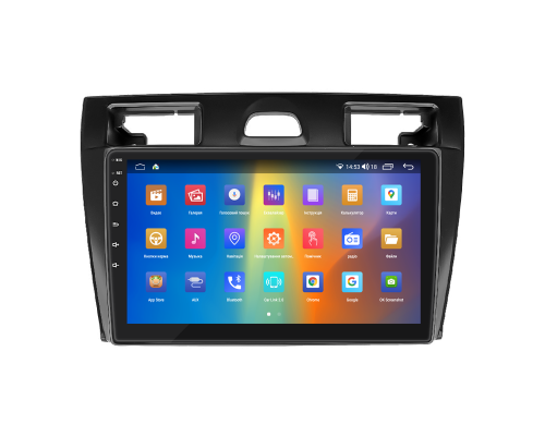 Штатная магнитола Lesko для Ford Fiesta Mk5 2002-2008 экран 9" 2/32Gb CarPlay 4G Wi-Fi GPS Prime