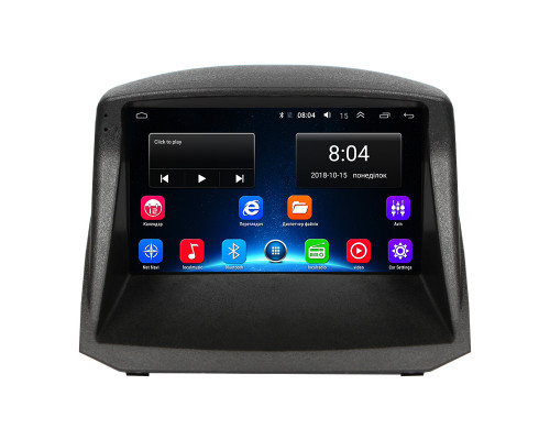 Штатная магнитола Lesko для Ford Fiesta Mk6 2008-2013 экран 9" 2/32Gb Wi-Fi GPS Base