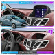 Штатная магнитола Lesko для Ford Fiesta Mk6 2008-2013 экран 9" 2/32Gb CarPlay 4G Wi-Fi GPS Prime
